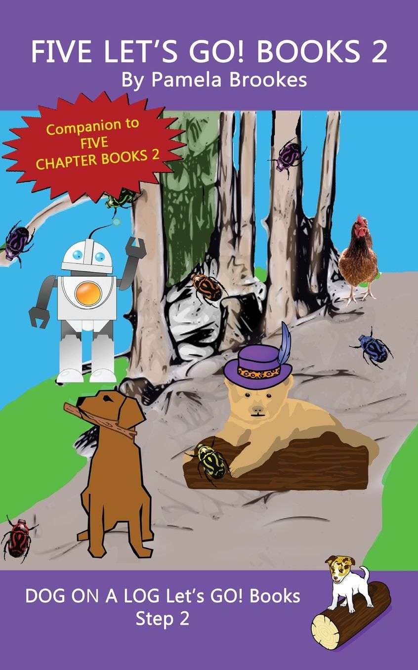 Five Let's Go! Books 2: Decodable Books for Phonics Readers and Dyslexia/Dyslexic Readers
