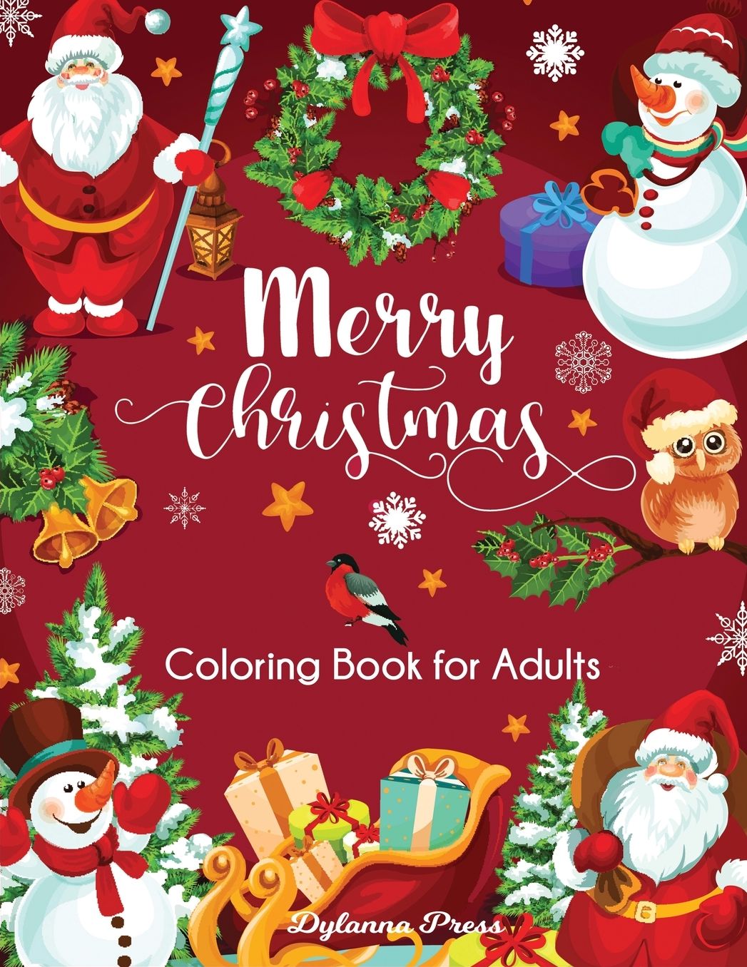 Merry Christmas Coloring Book for Adults: Beautiful Holiday Designs