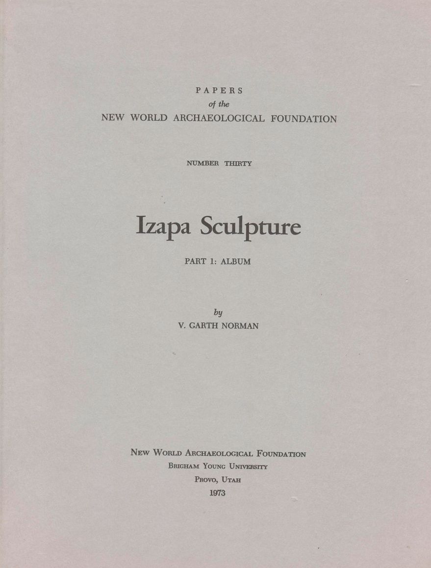 Izapa Sculpture: Album, Number 30 Part 1