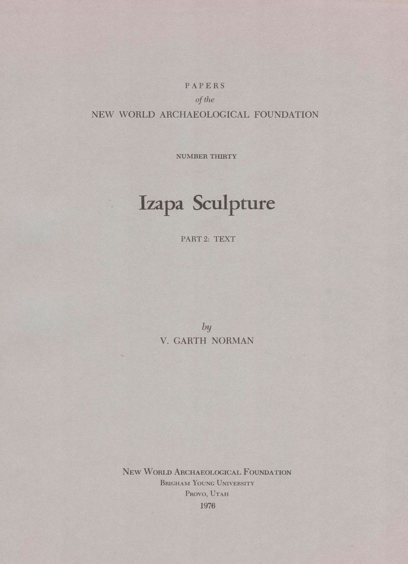Izapa Sculpture, Part 2: Album, Number 30, Part 2