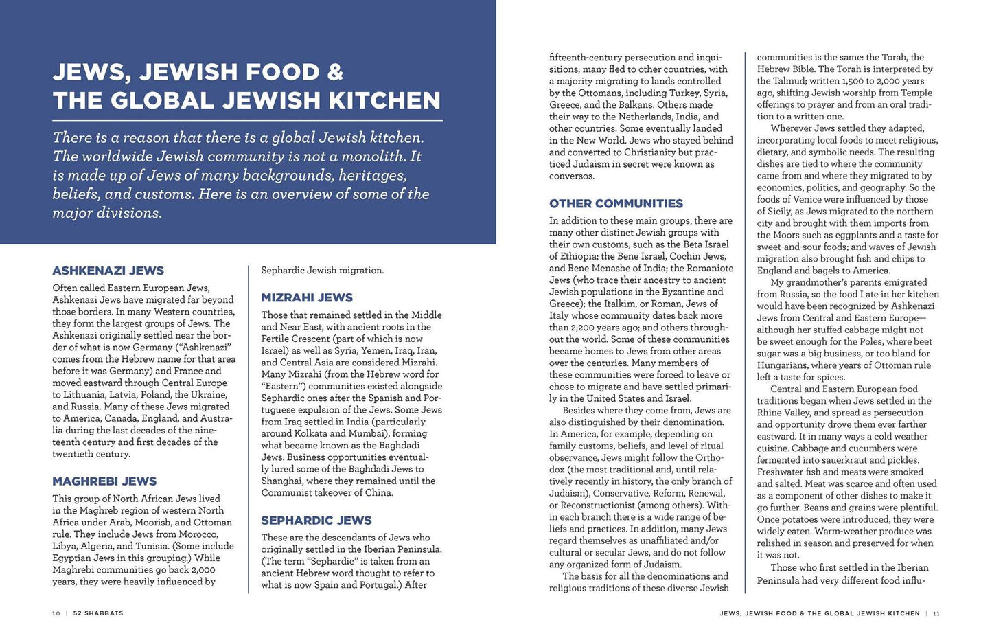 52 Shabbats: Friday Night Dinners Inspired by a Global Jewish Kitchen