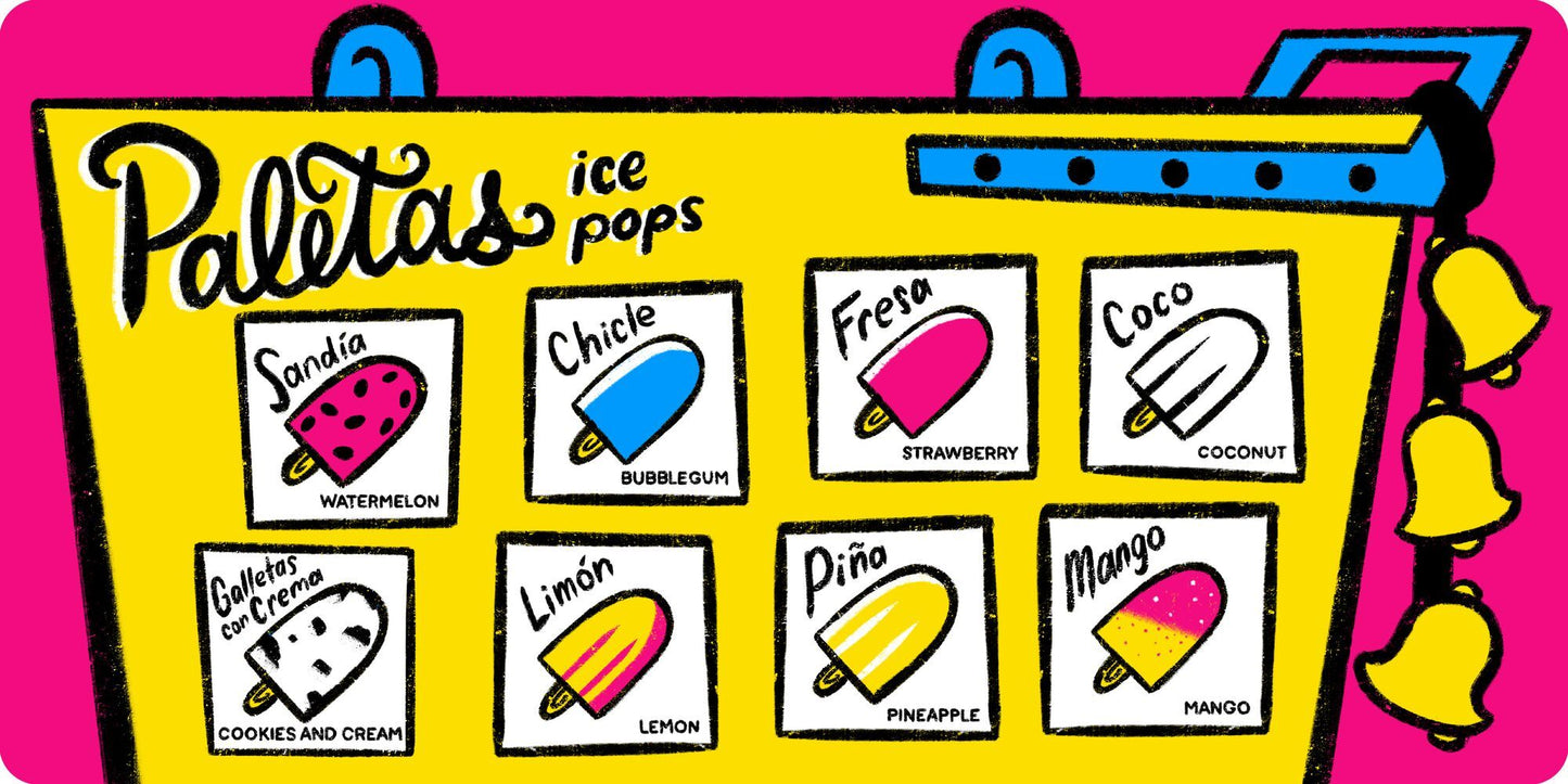 Paletas: A High Contrast Bilingual Book for Babies