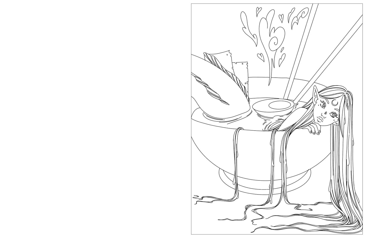 The Modern Manga Coloring Book: Pop Manga and Anime-Inspired Coloring Book for Teens and Adults