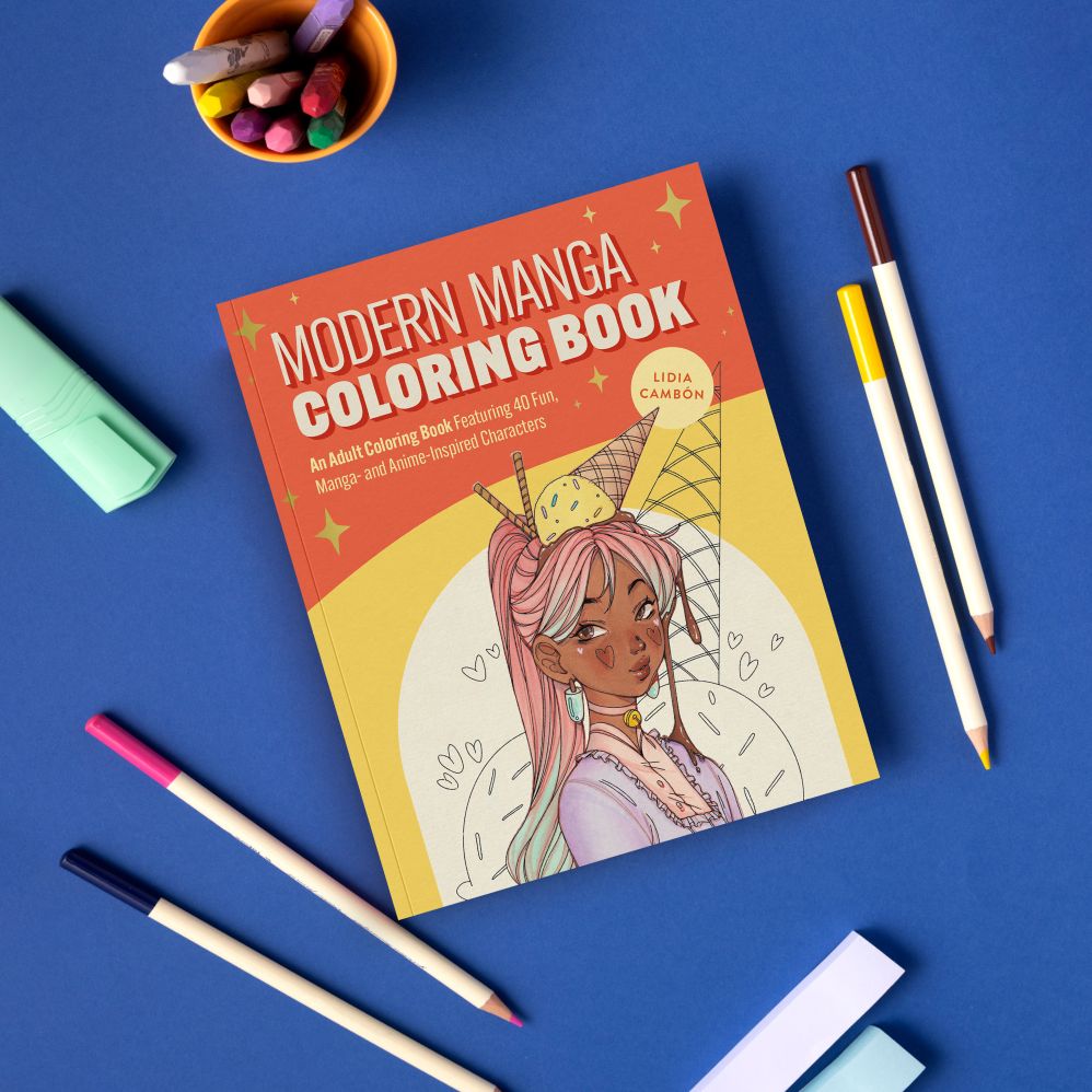 The Modern Manga Coloring Book: Pop Manga and Anime-Inspired Coloring Book for Teens and Adults