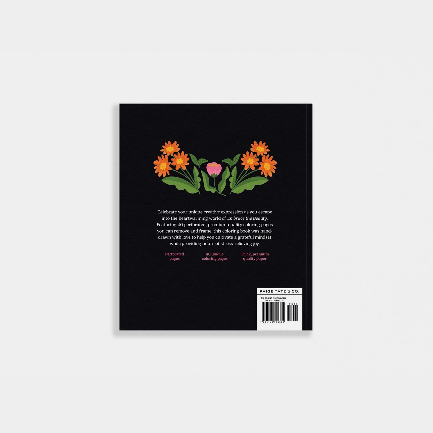 Embrace the Beauty: An Adult Coloring Book with Inspirational Quotes and Frameable Wall Art