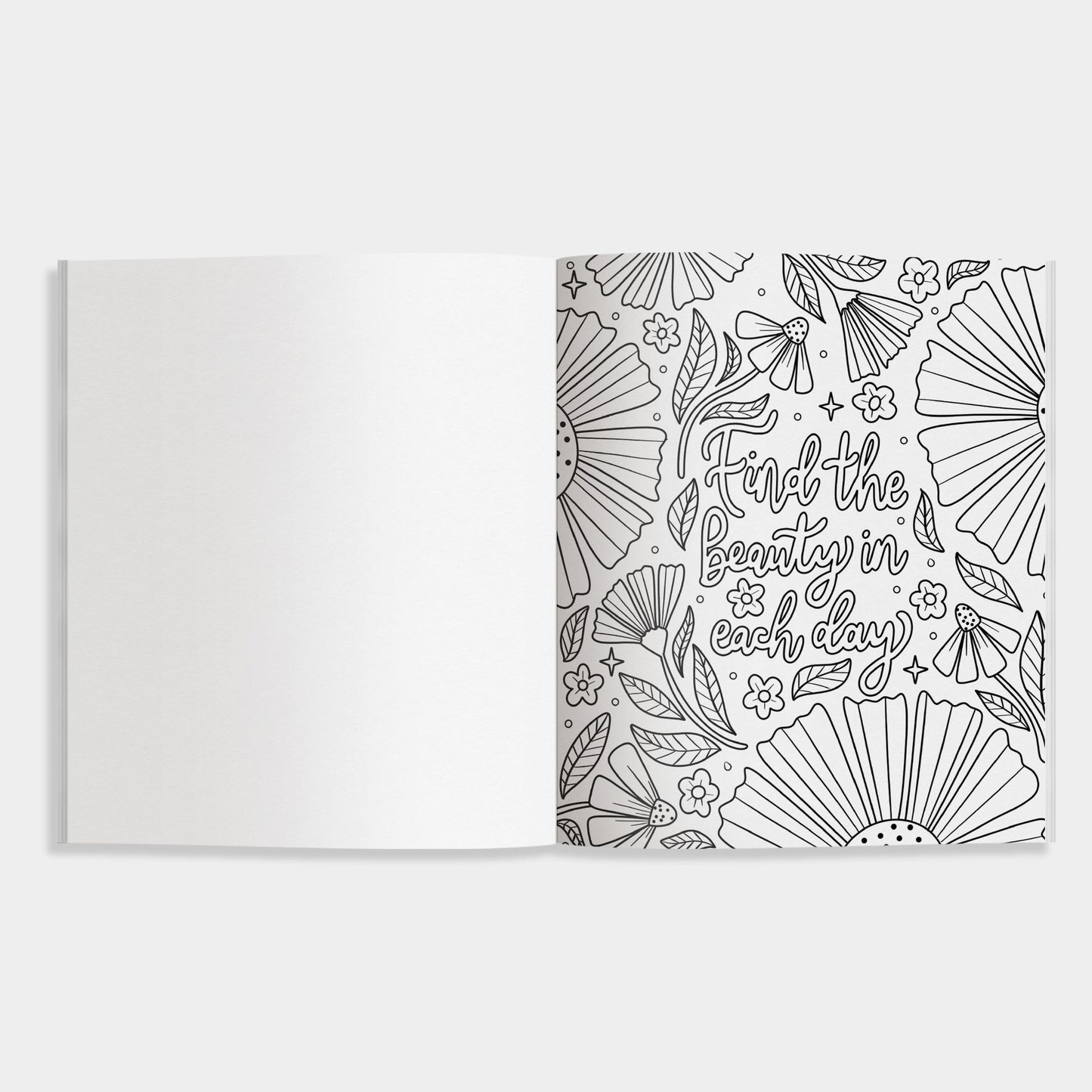 Embrace the Beauty: An Adult Coloring Book with Inspirational Quotes and Frameable Wall Art