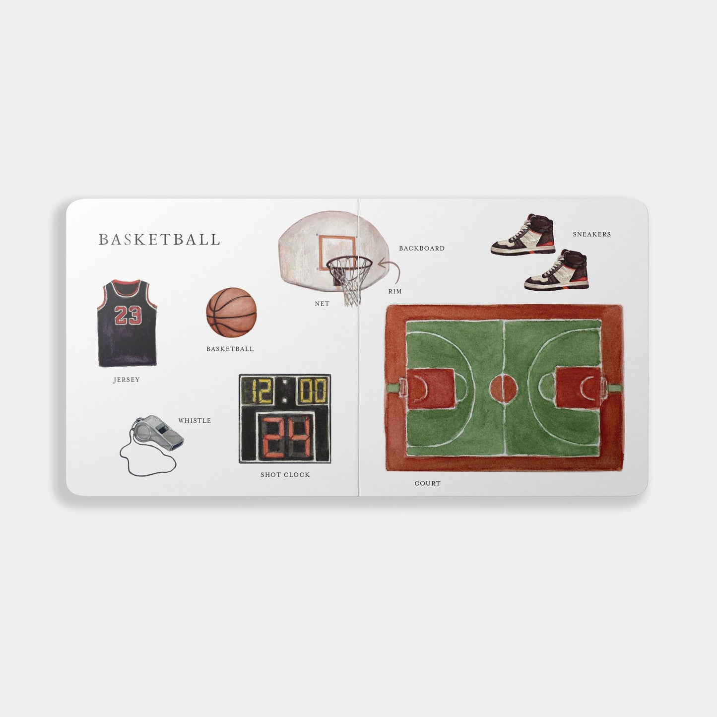 Our Book of Sports First Words: A Foundational Language Vocabulary Board Book for Future Athletes