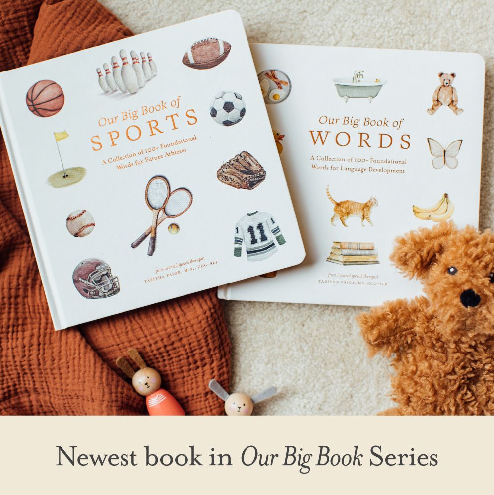 Our Book of Sports First Words: A Foundational Language Vocabulary Board Book for Future Athletes
