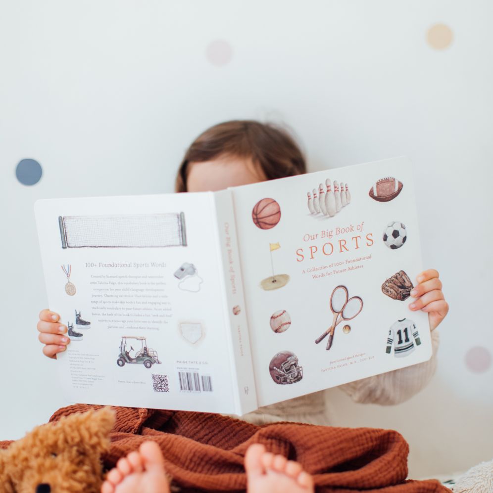 Our Book of Sports First Words: A Foundational Language Vocabulary Board Book for Future Athletes