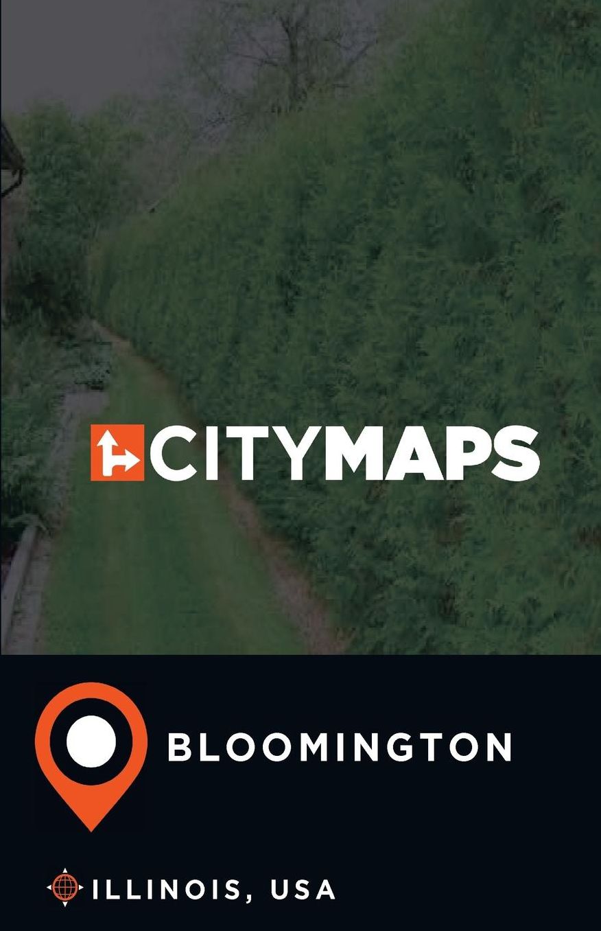City Maps Bloomington Illinois, USA