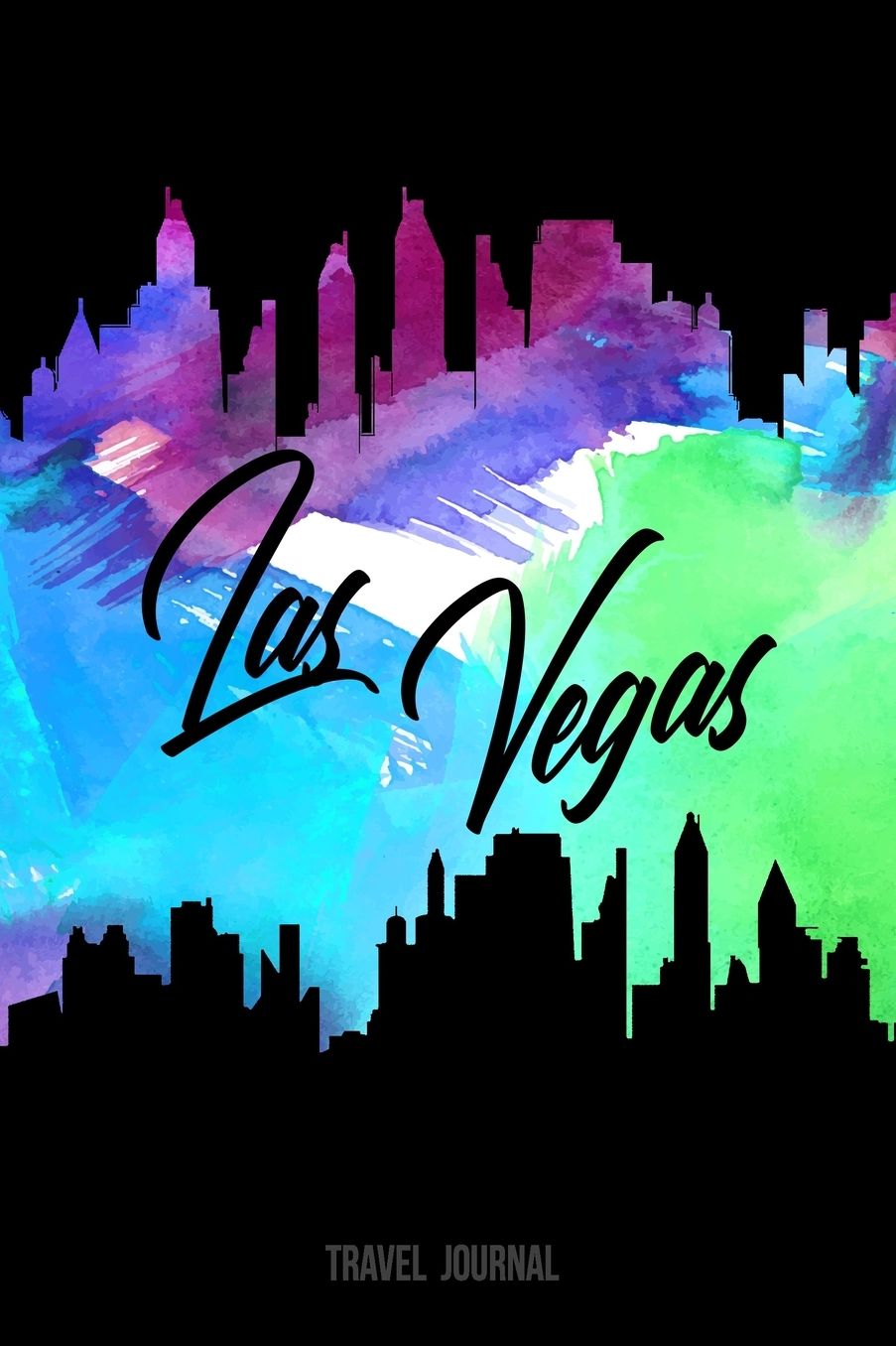 Las Vegas Travel Journal: Blank Travel Notebook (6x9), 108 Lined Pages, Soft Cover (Blank Travel Journal)(Travel Journals To Write In)(US Flag)