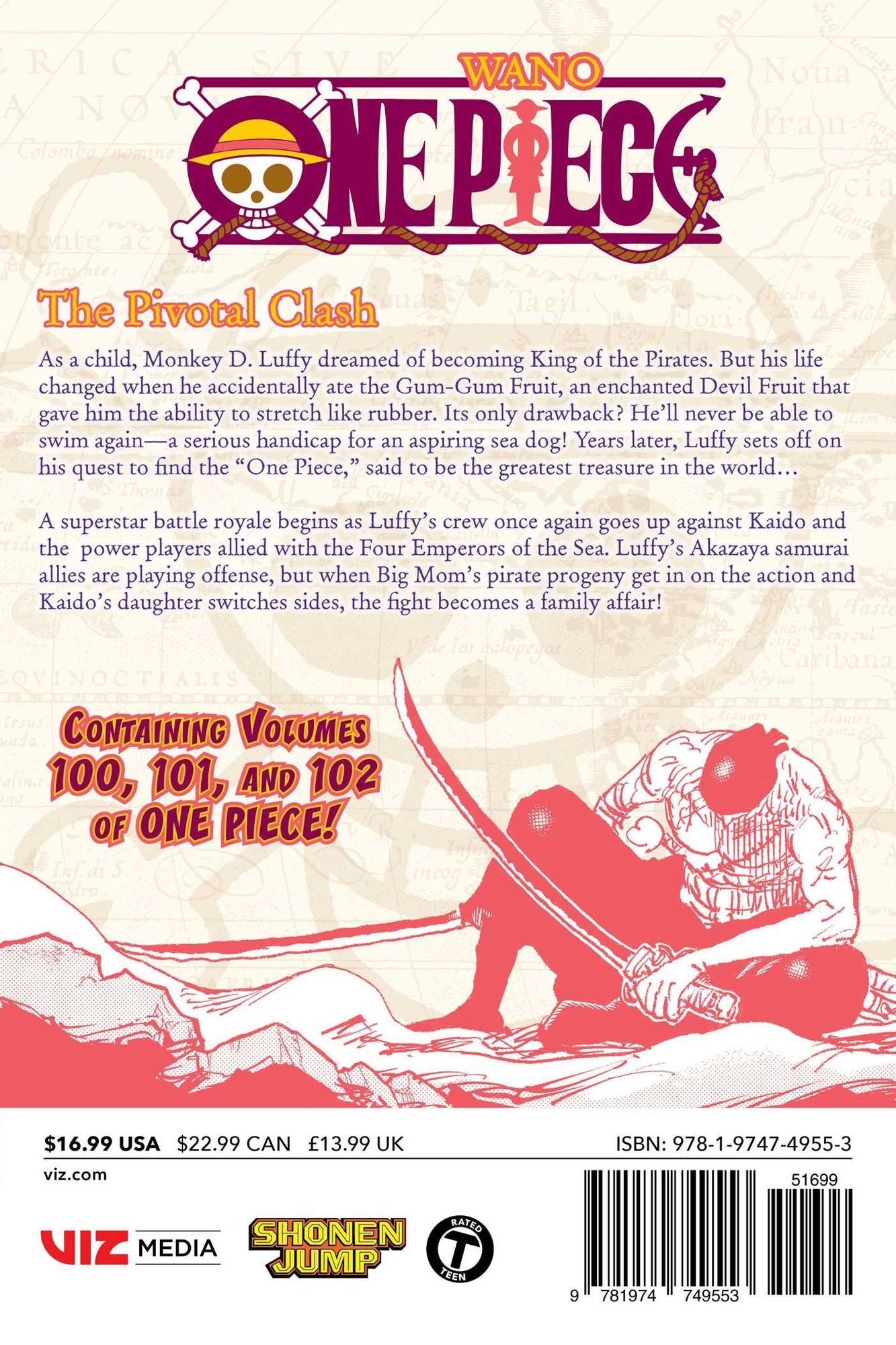 One Piece (Omnibus Edition), Vol. 34: Includes vols. 100, 101 & 102
