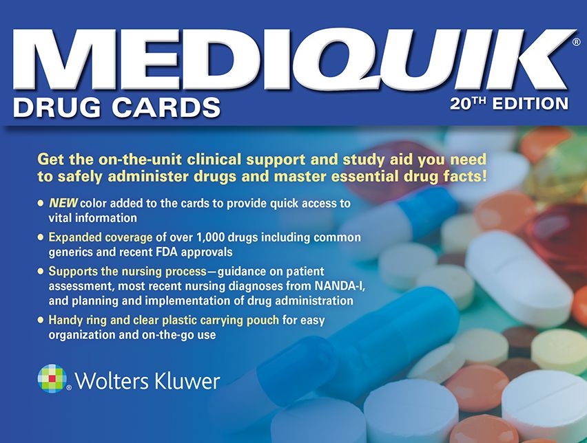 MediQuik Drug Cards