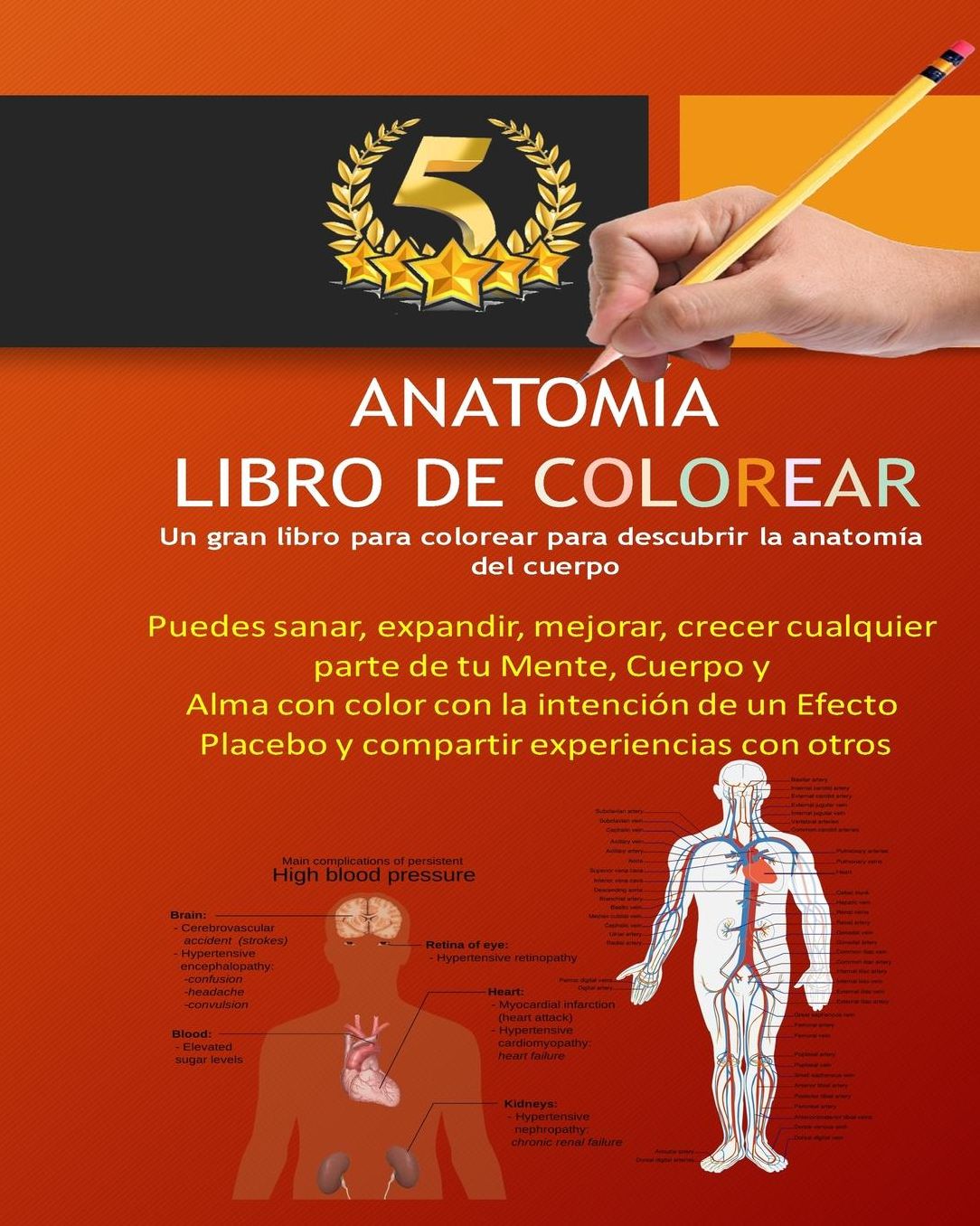 ANATOMÍA LIBRO DE COLOREAR: Estómago, Anatómico, Anatomía, Vejiga, Huesos, Cerebro, Pecho, Cráneo, Digestivo, Oreja, Ojo, Globo del ojo, Equilibrio, Fertilización, Cabeza, Corazón, Humano, Riñón, Livianos, Músculo, Mioma, Ruta Neural, Órganos, Esqueleto,: