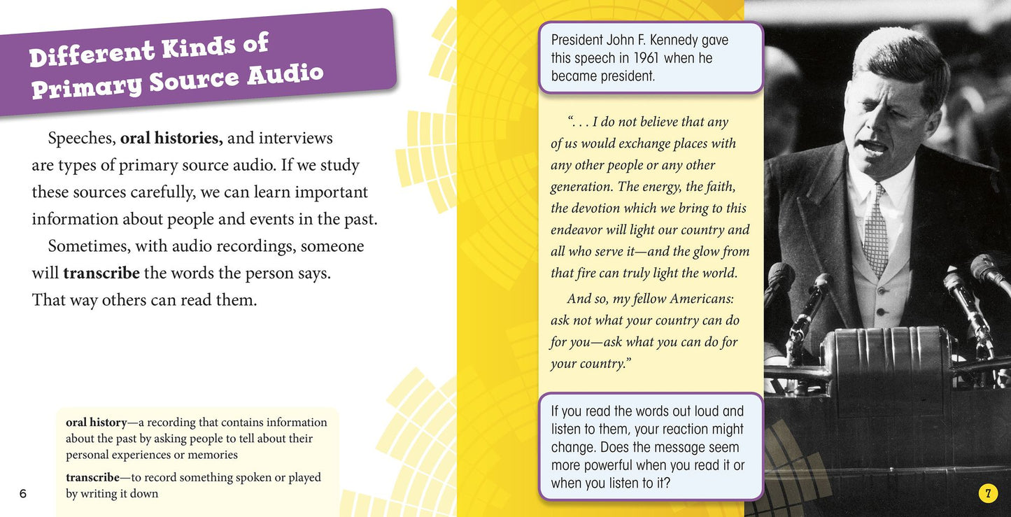 Research Primary Source Audio: Speeches, Oral Histories, Music, and More!