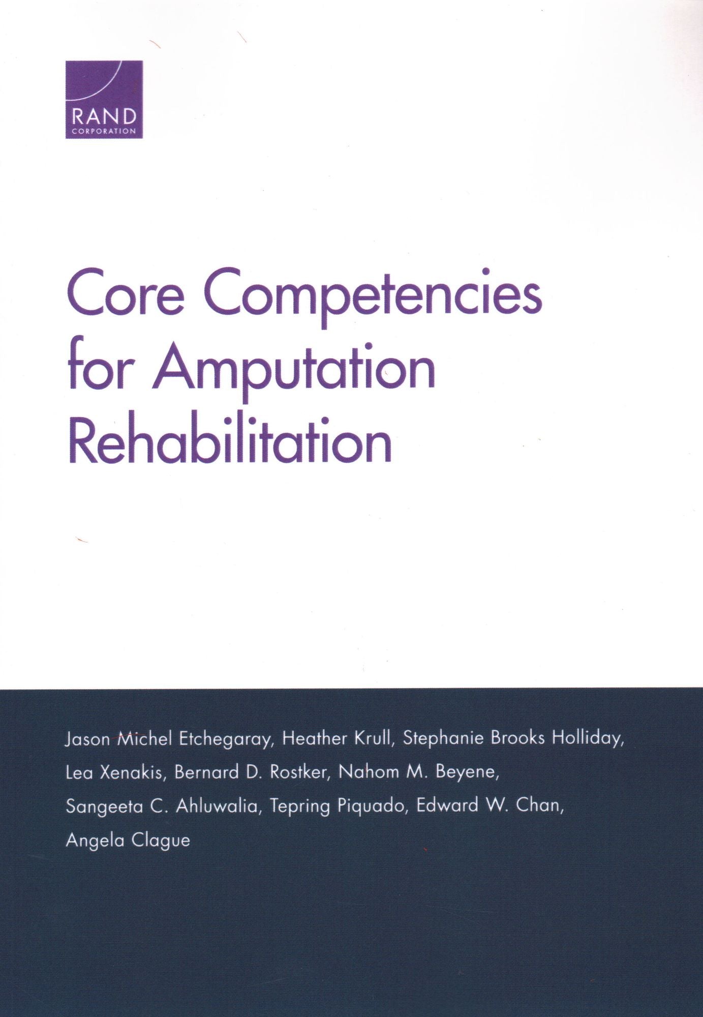 Core Competencies for Amputation Rehabilitation