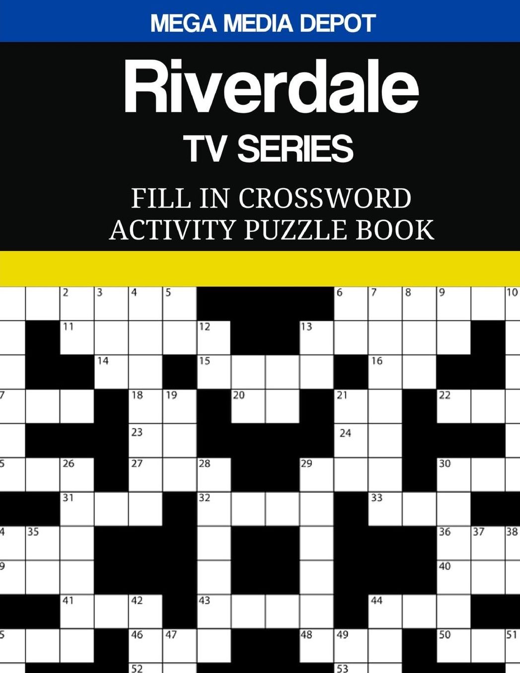 Riverdale (TV Series) Fill In Crossword Activity Puzzle Book