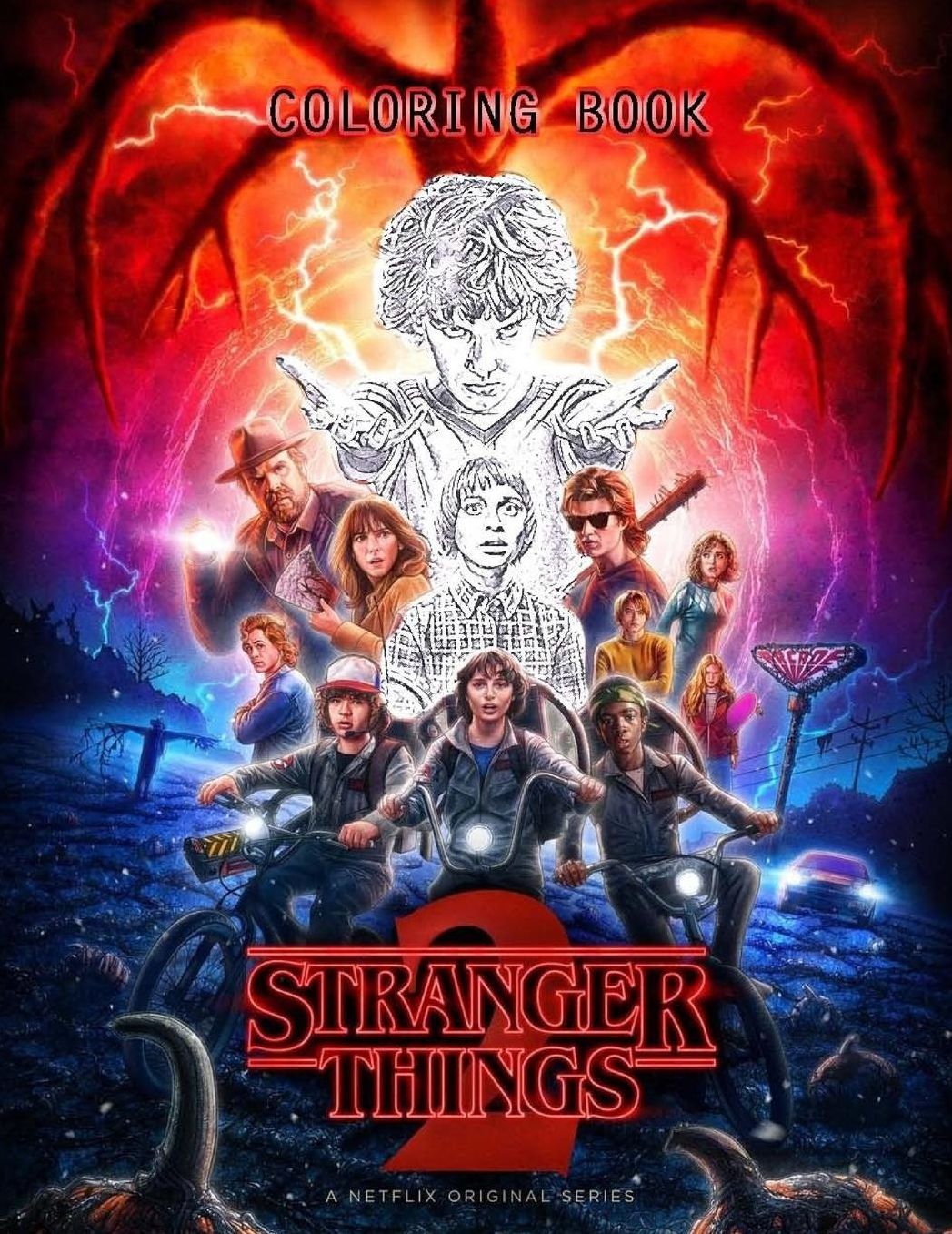 Stranger Things Coloring Book