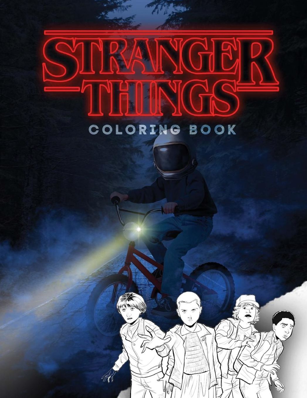 Stranger Things: Coloring Book, Activity Book for Children and Teens