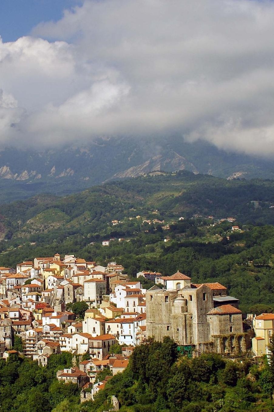 Aerial View of Rivello, Italy Journal: Take Notes, Write Down Memories in this 150 Page Lined Journal