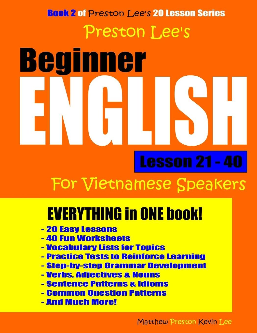 Preston Lee's Beginner English Lesson 21 - 40 For Vietnamese Speakers