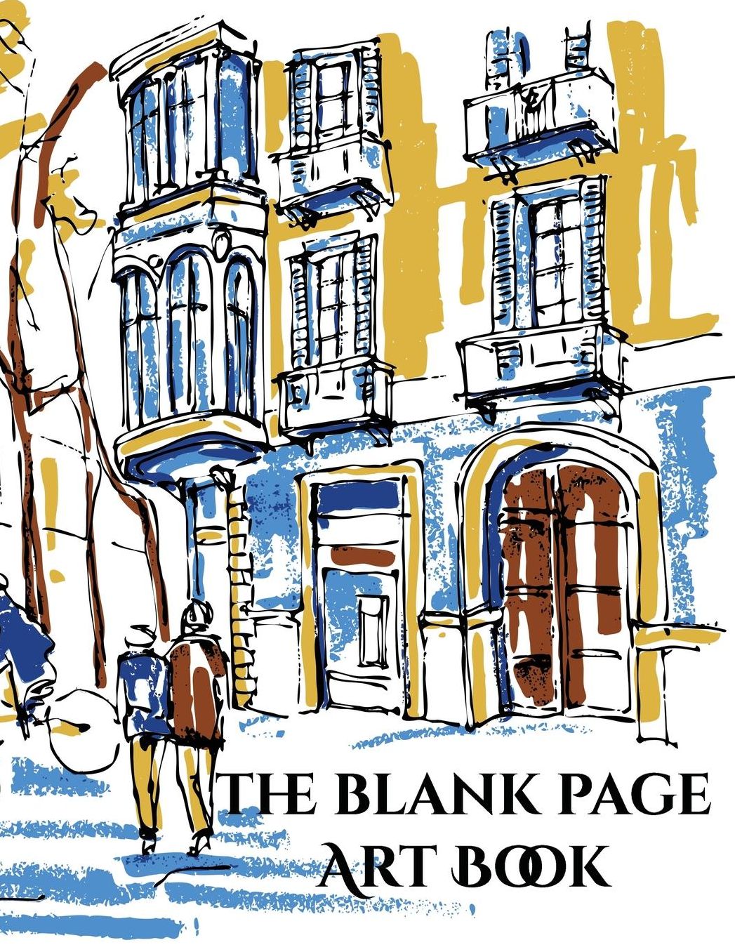 The Blank Page Art Book: This blank page art book has 50 large blank pages (8.5 by 11) (black ink backed to stop bleed through paper) for drawing, sketching, doodling, and developing drawing skills. This book is suitable for pencils, pens, felt tips pens,