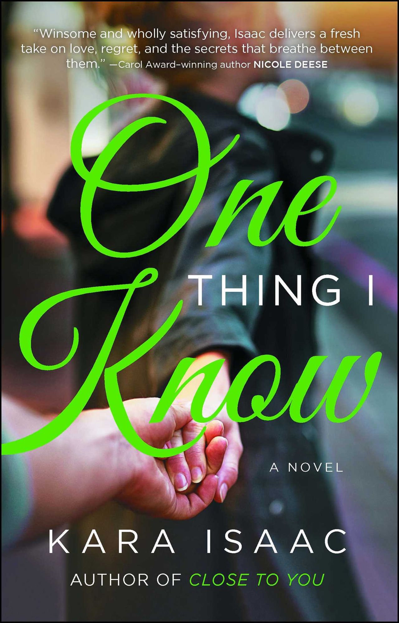 One Thing I Know