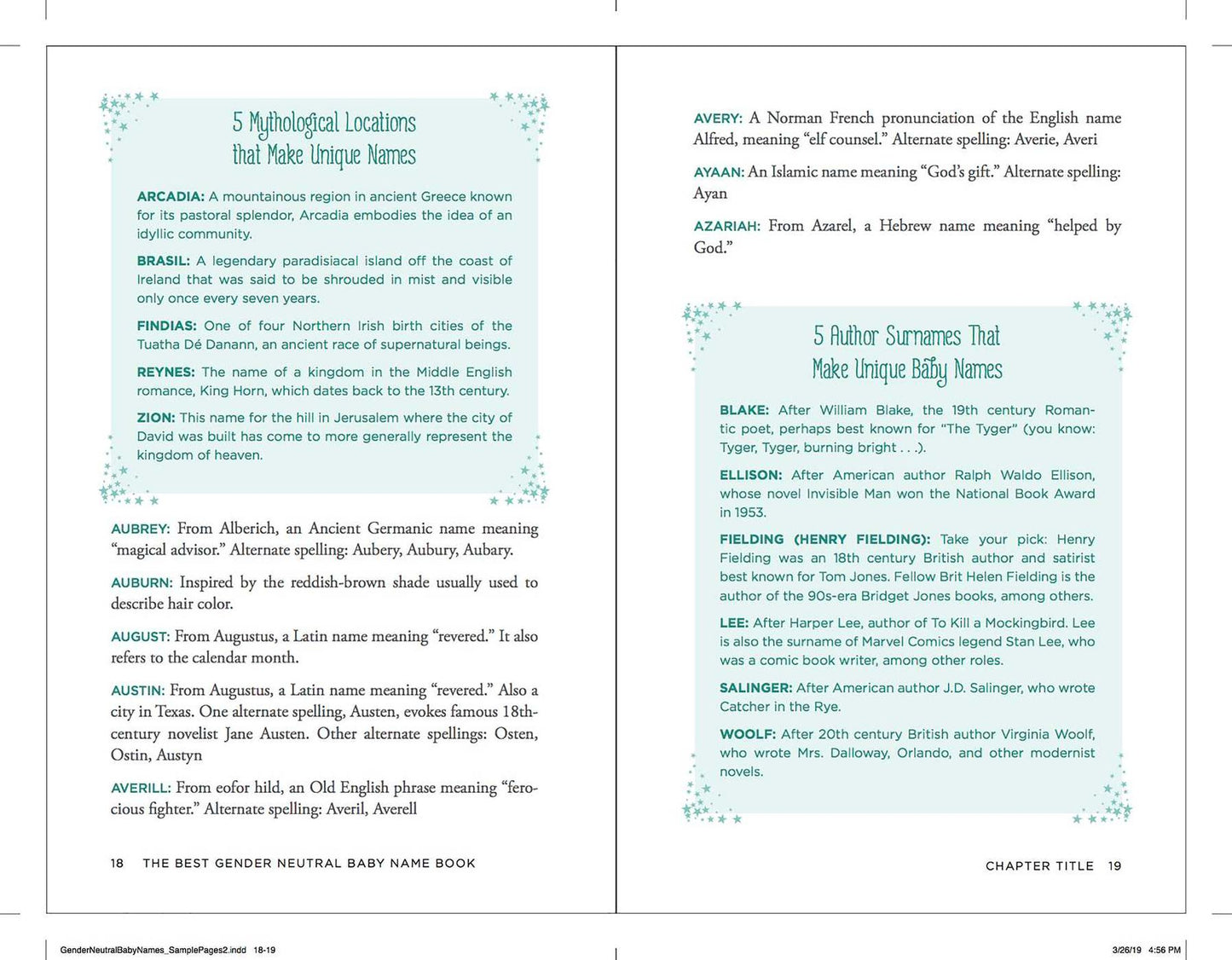 The Best Gender-Neutral Baby Name Book : The Ultimate Collection of Unique Unisex Names