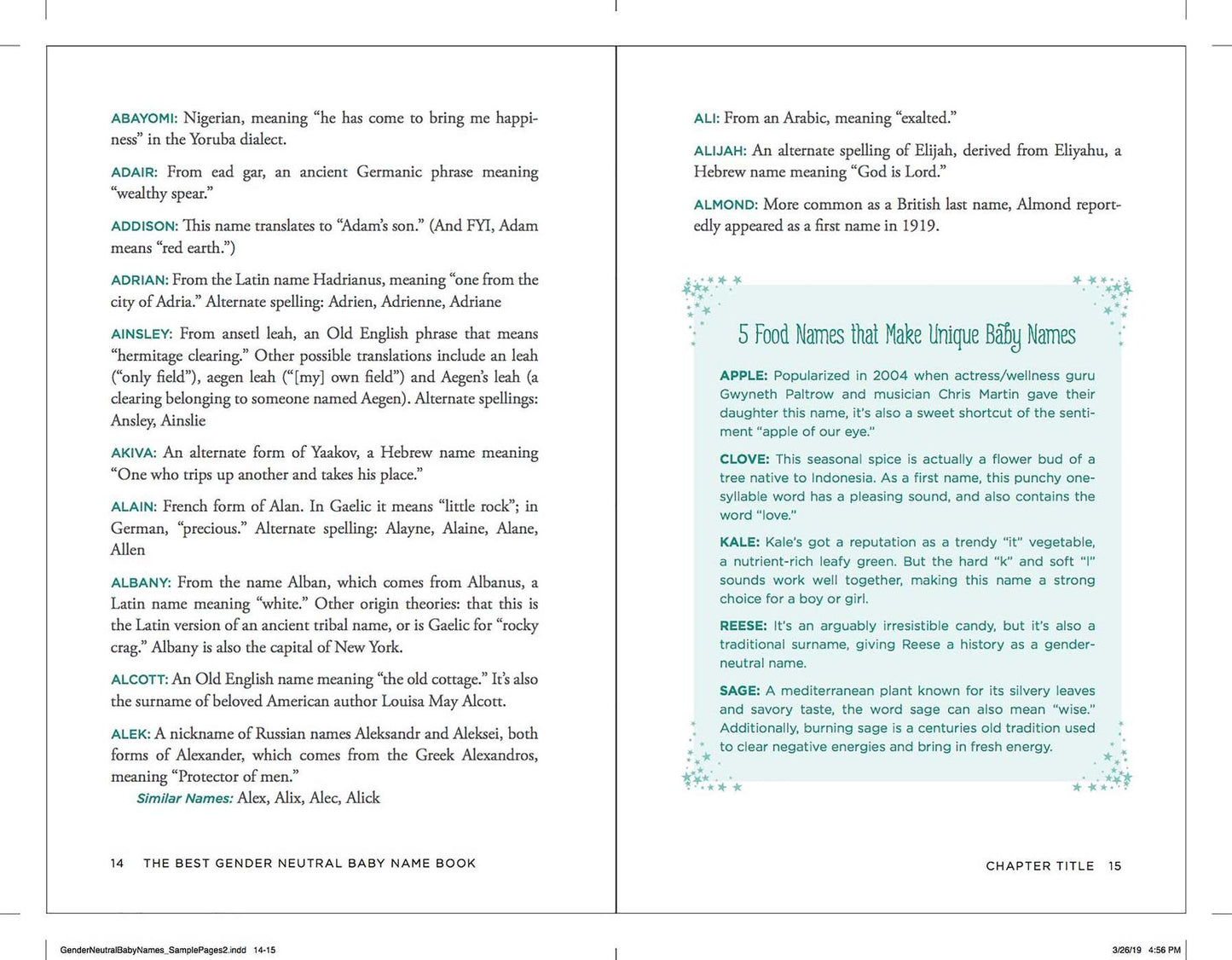 The Best Gender-Neutral Baby Name Book : The Ultimate Collection of Unique Unisex Names