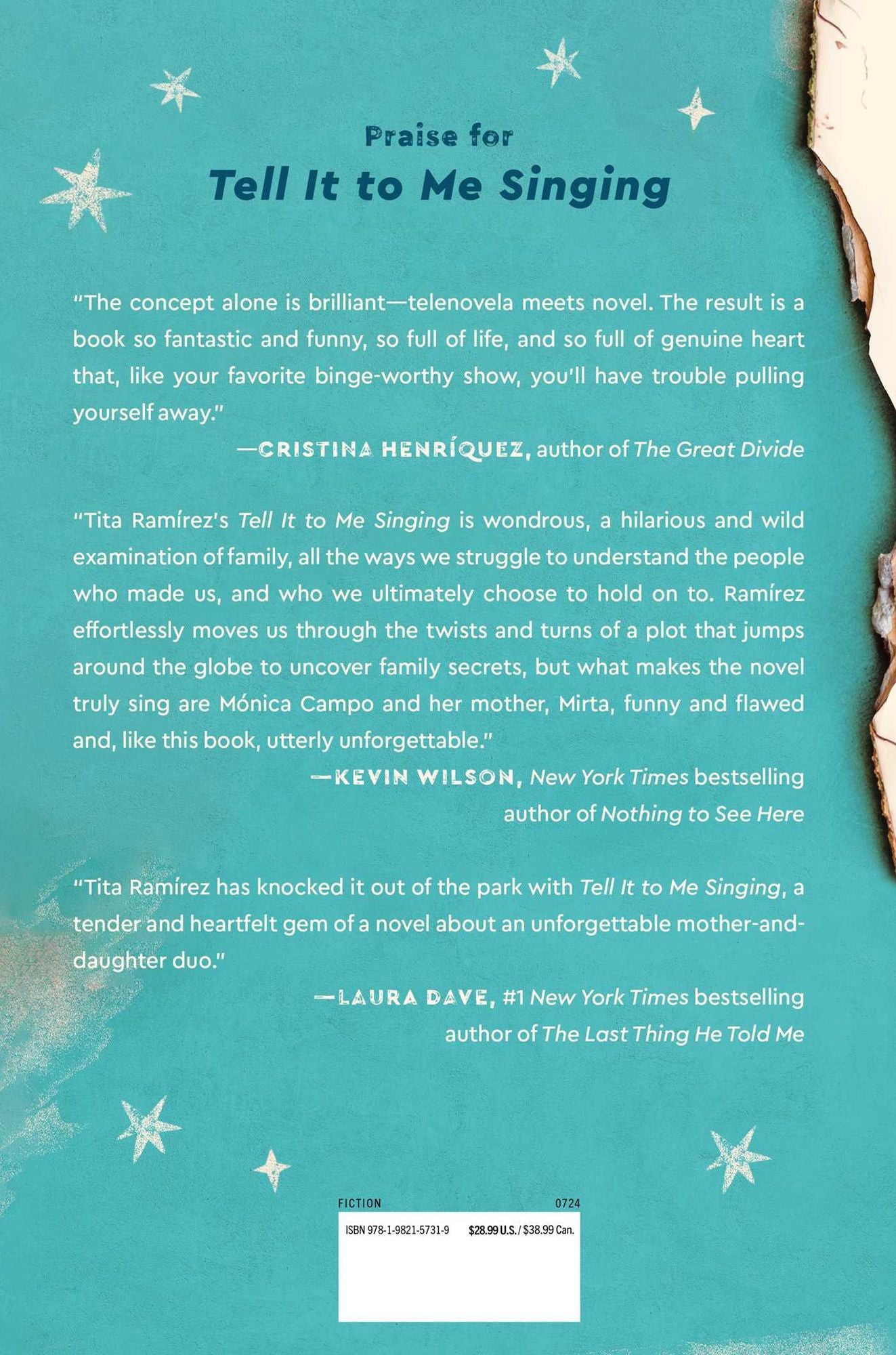 Tell It to Me Singing: A Novel