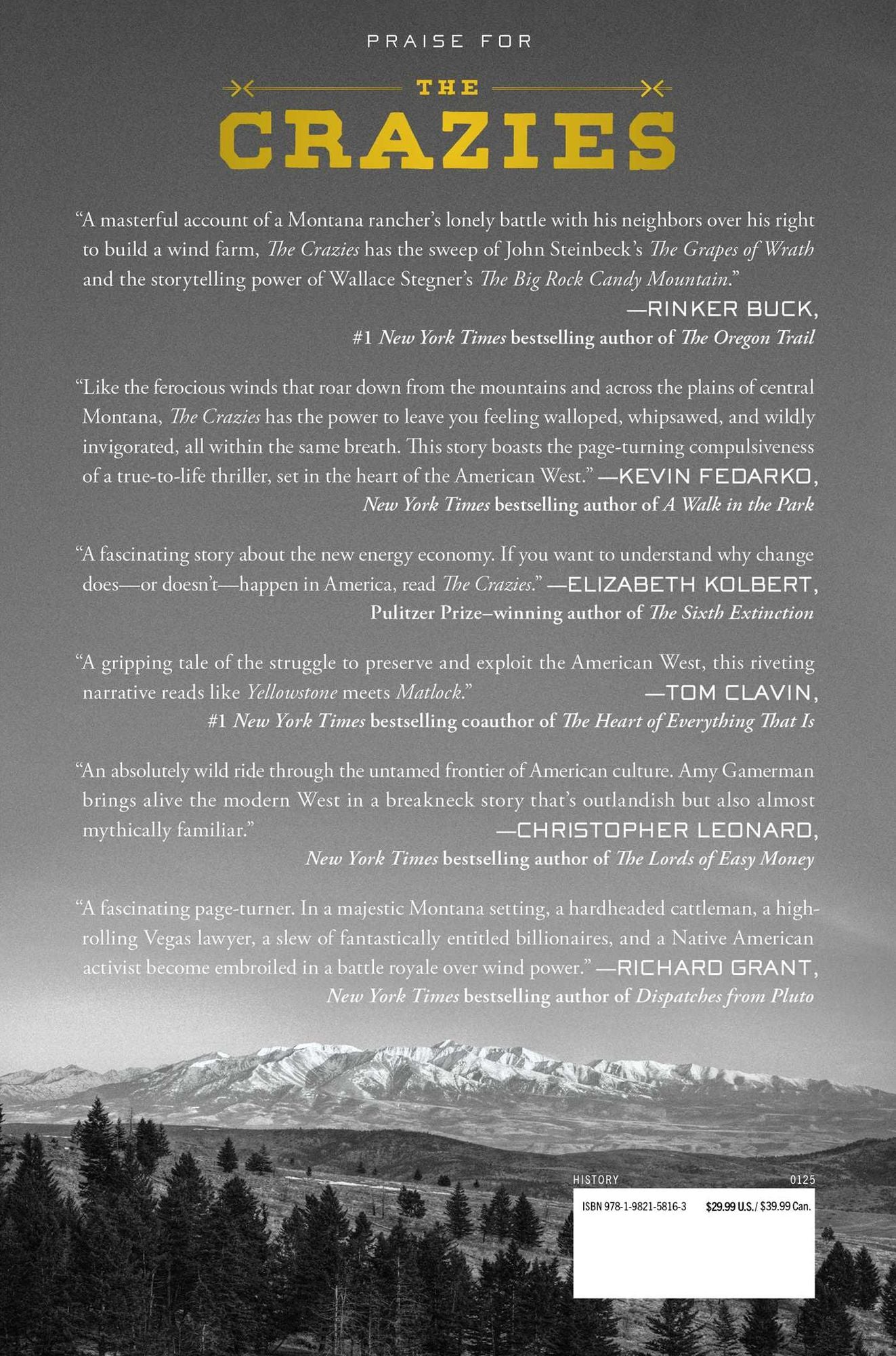 The Crazies: The Cattleman, the Wind Prospector, and a War Out West
