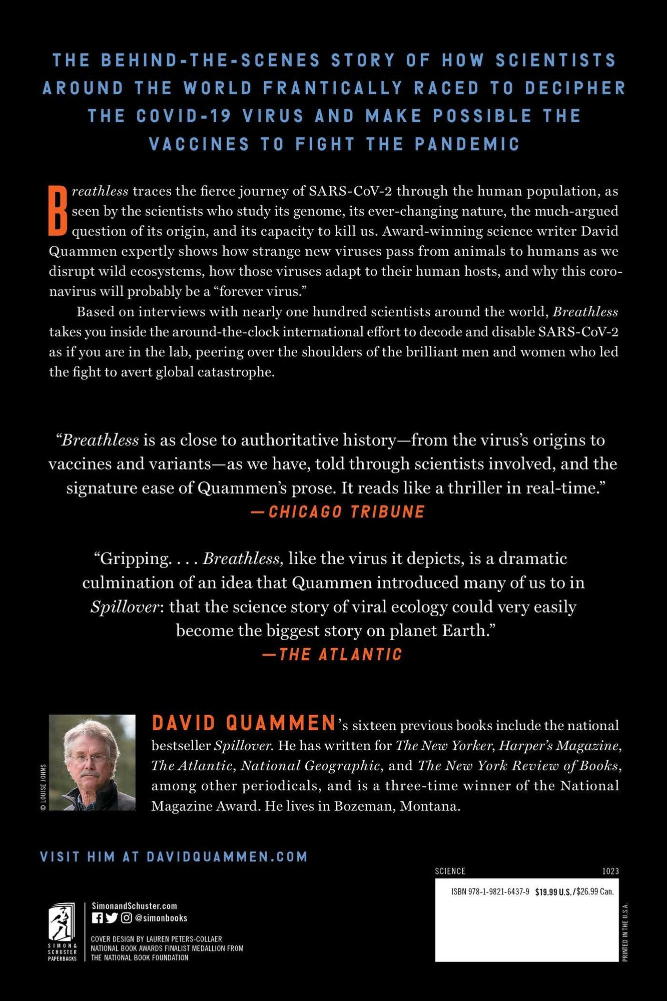 Breathless: The Scientific Race to Defeat a Deadly Virus