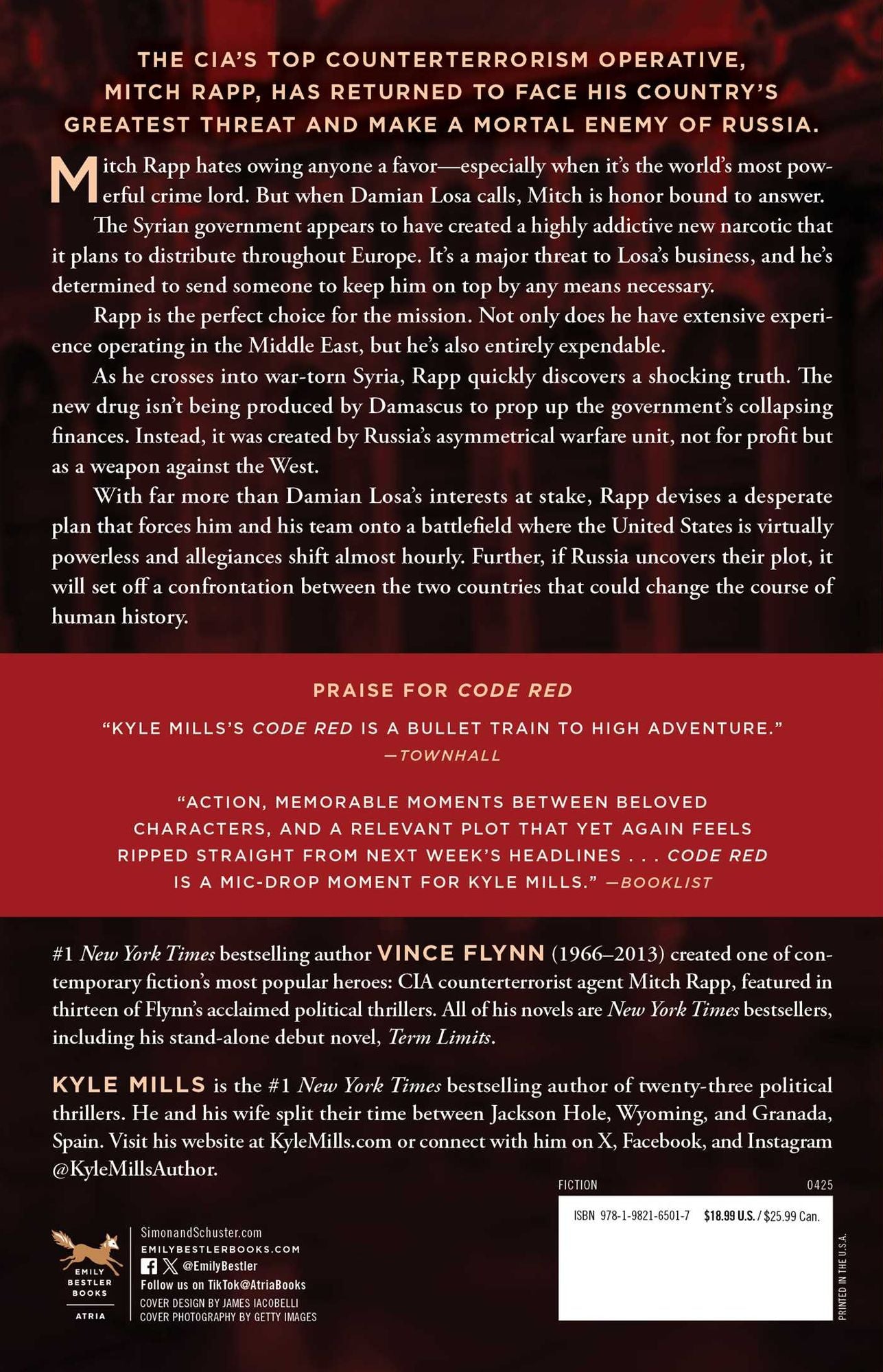 Code Red: A Mitch Rapp Novel by Kyle Mills