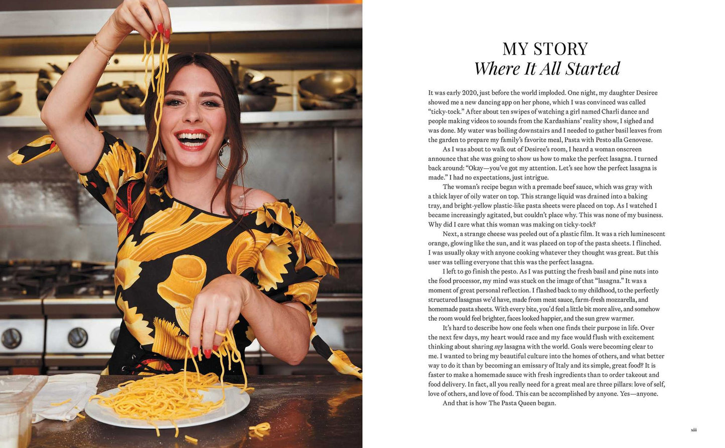 The Pasta Queen: A Just Gorgeous Cookbook: 100+ Recipes and Stories