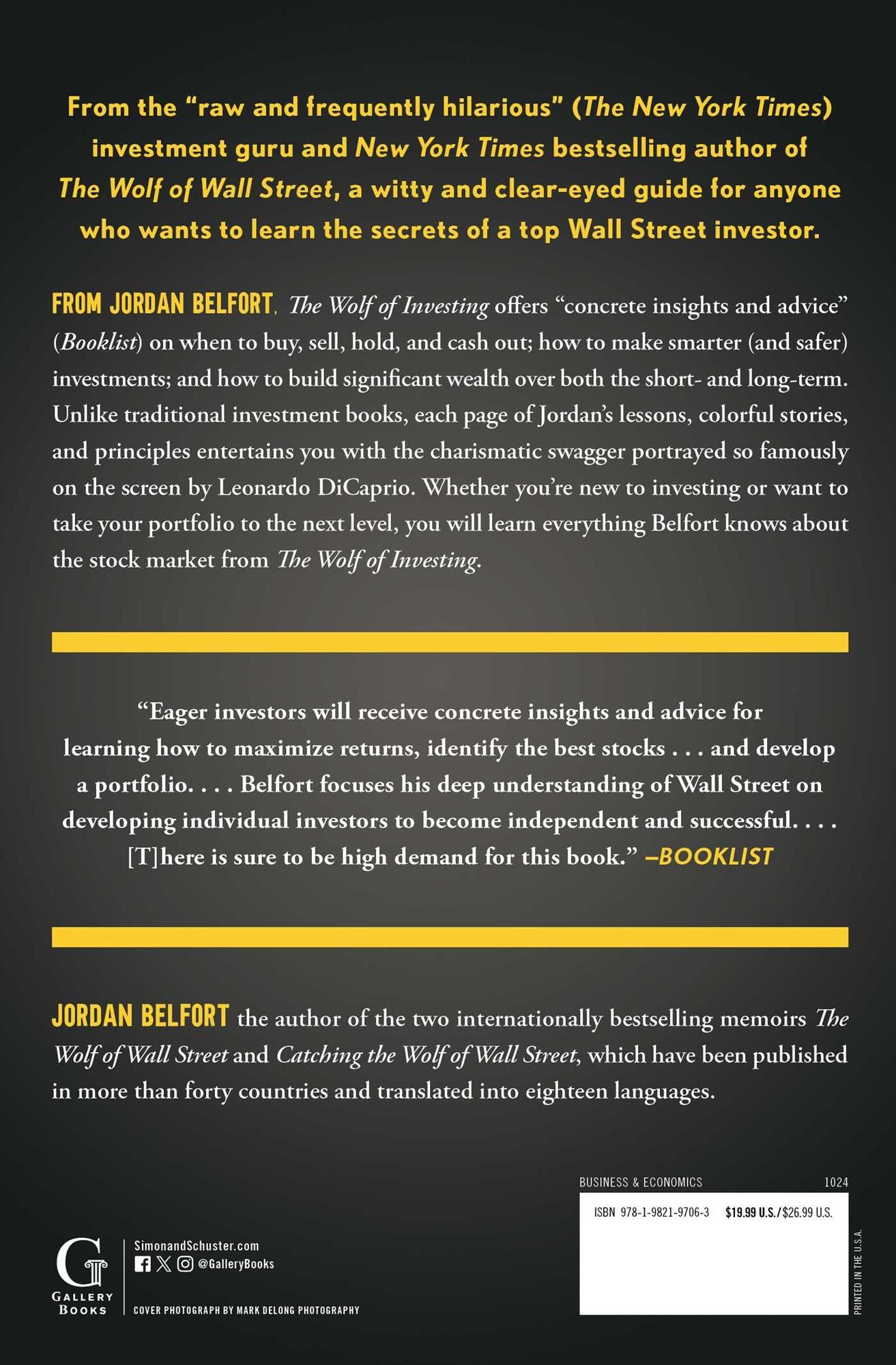 The Wolf of Investing: My Insider's Playbook for Making a Fortune on Wall Street