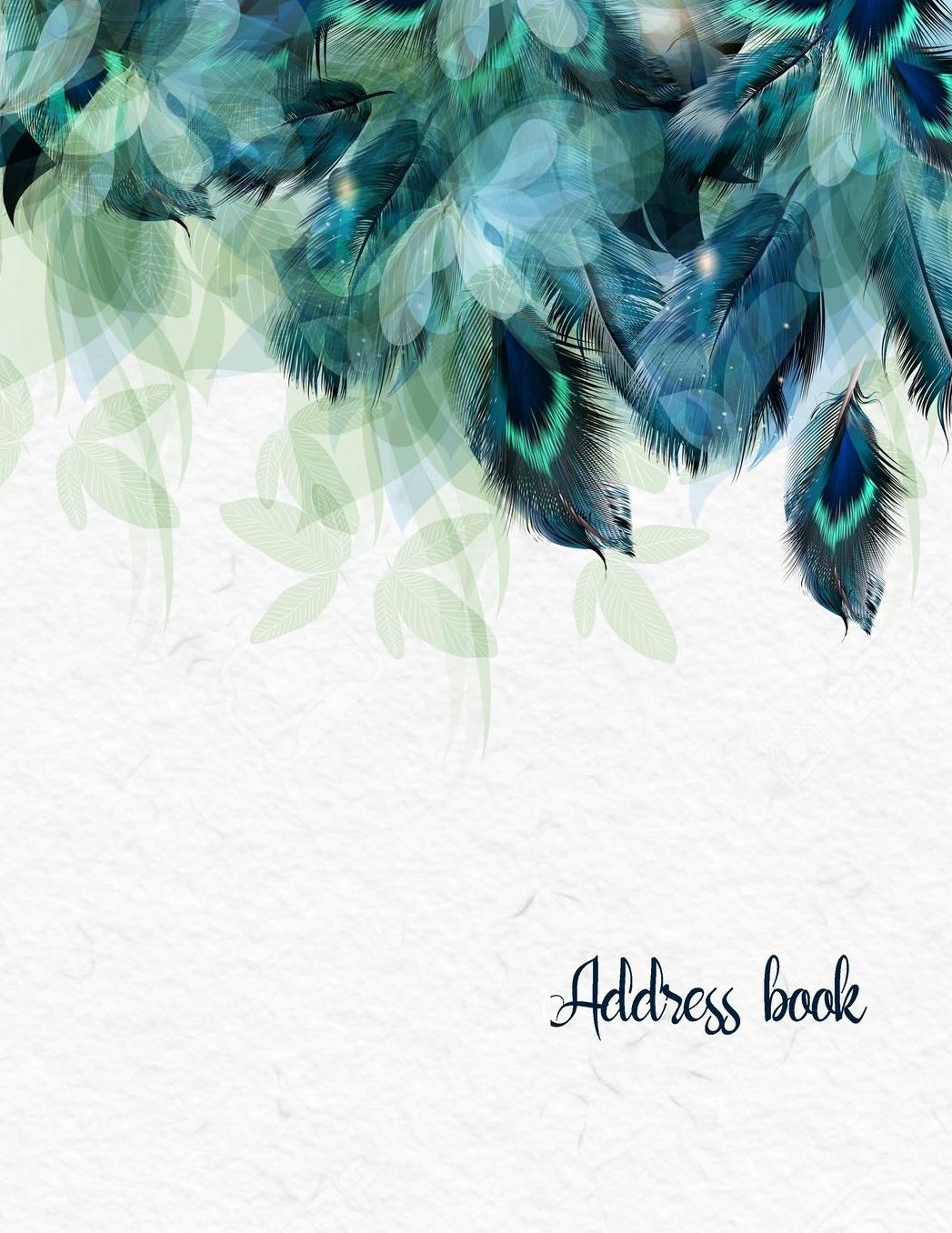 Address Book: Keep all your address information together. Alphabetized Organizer Journal Notebook (Contact,Address,Phone Number,Emails,Birthday) 300+ Spaces (Abstract)