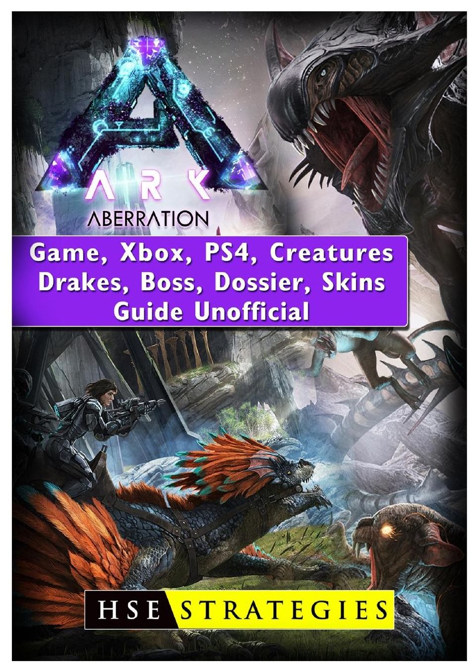Ark Aberration Game, Xbox, PS4, Creatures, Drakes, Boss, Dossier, Skins, Guide Unofficial