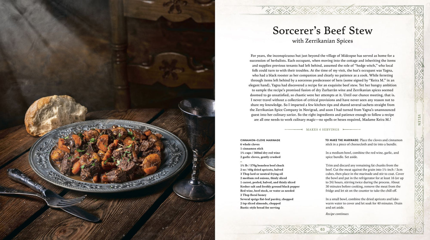 The Witcher Official Cookbook: Provisions, Fare, and Culinary Tales from Travels Across the Continent