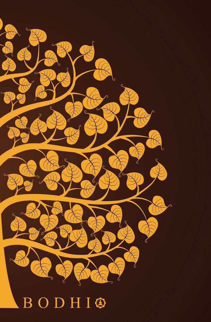 Bodhi: 150-page Journal With the Symbolic Image of a Bodhi Tree From India (Black / 5.25 x 8 Inches)