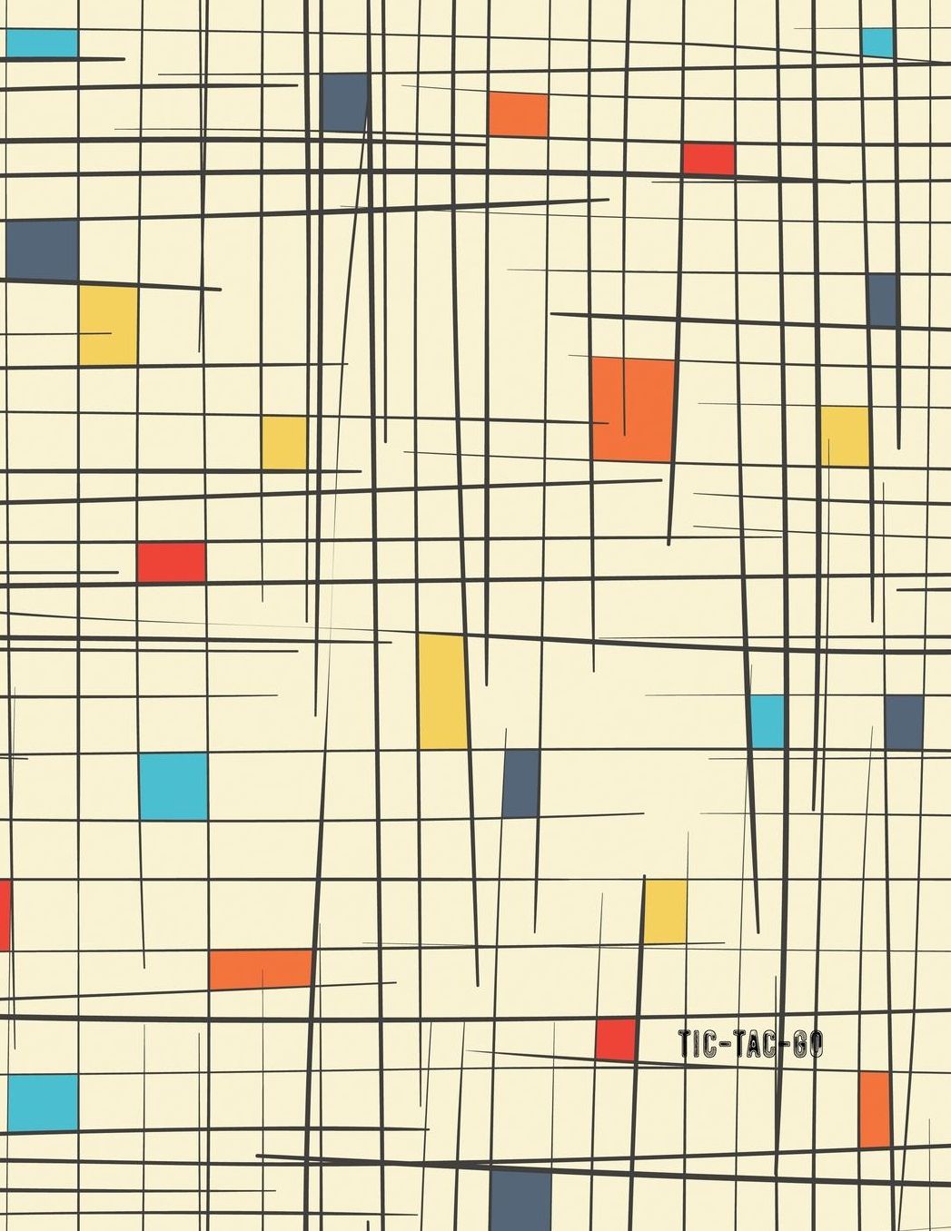 Tic-Tac-Go: 400-Page Lined Writing Notebook (8.5 X 11 Inches)