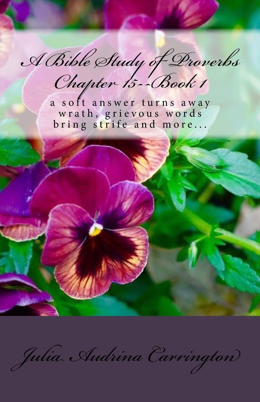 A Bible Study of Proverbs Chapter 15--Book 1