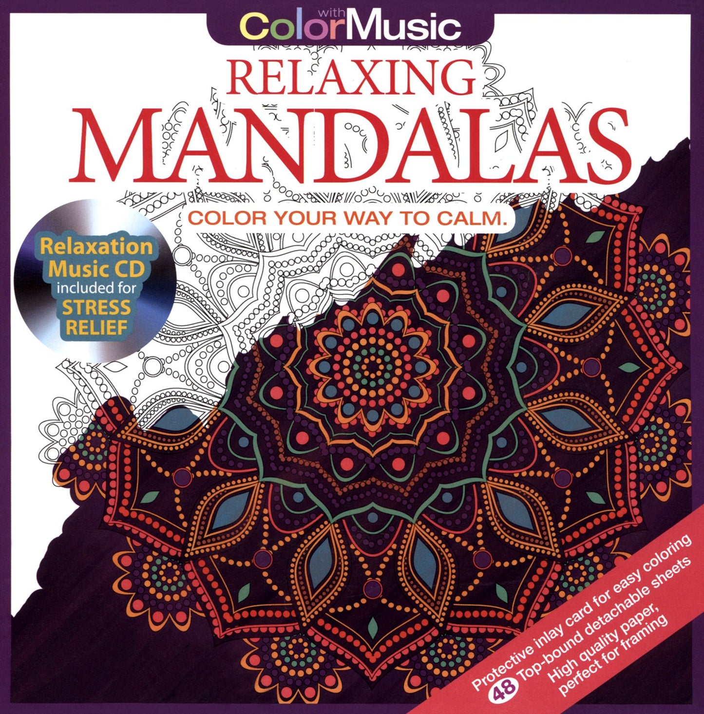 Color with Music: Relaxing Mandalas