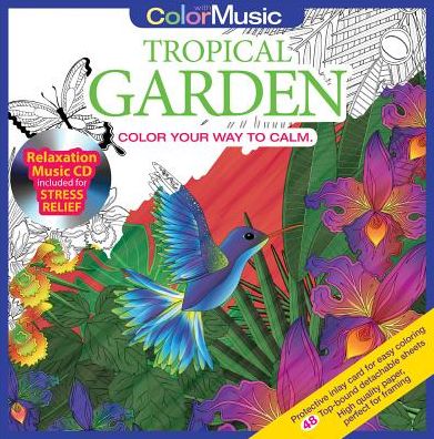 Color With Music: Tropical Garden