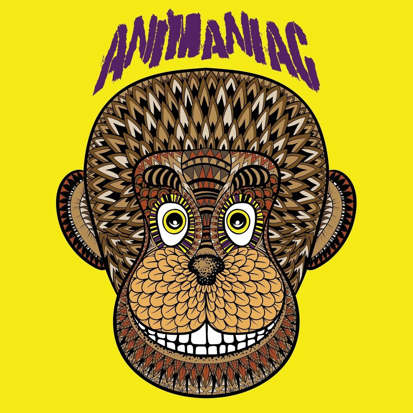 Animaniac: Animal Adult Coloring Book: 50 Fun & Detailed Animal Pictures to Color (Including Horse, Koala, Elephant, Monkey, Giraffe and More!)