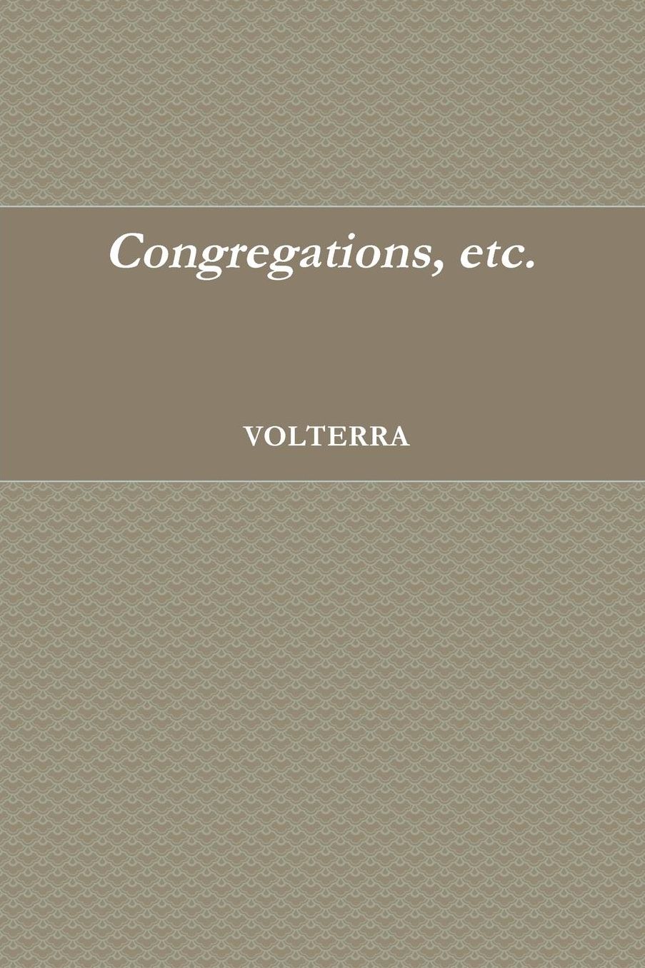 Congregations, Etc.