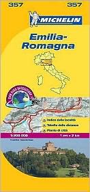 Michelin Map Italy: Emilia-Romagna 357