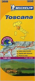 Michelin Map Italy: Toscana 358