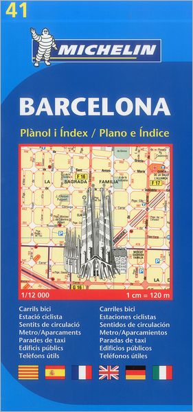 Michelin Barcelona Street Map #41