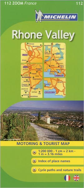 Michelin Map ZOOM France: Rhone Valley Map No. 112