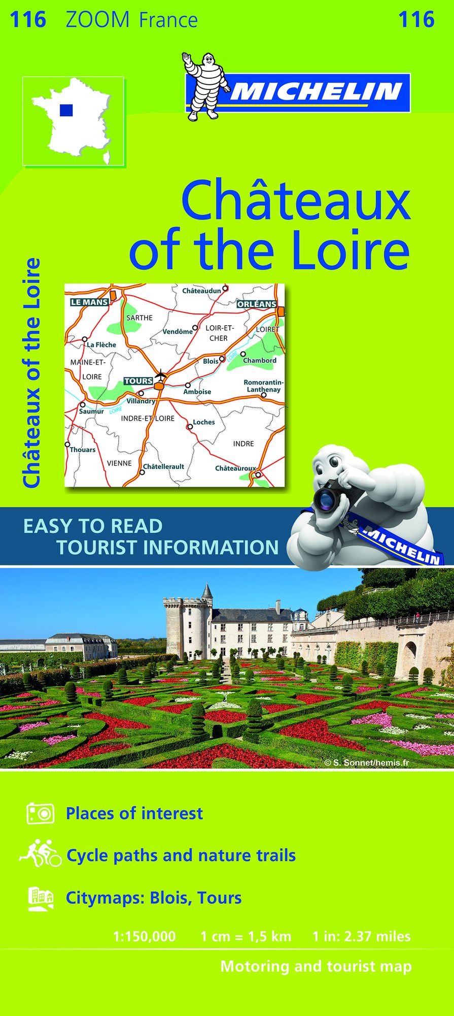 Michelin ZOOM France: Chateaux of the Loire 116